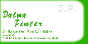 dalma pinter business card